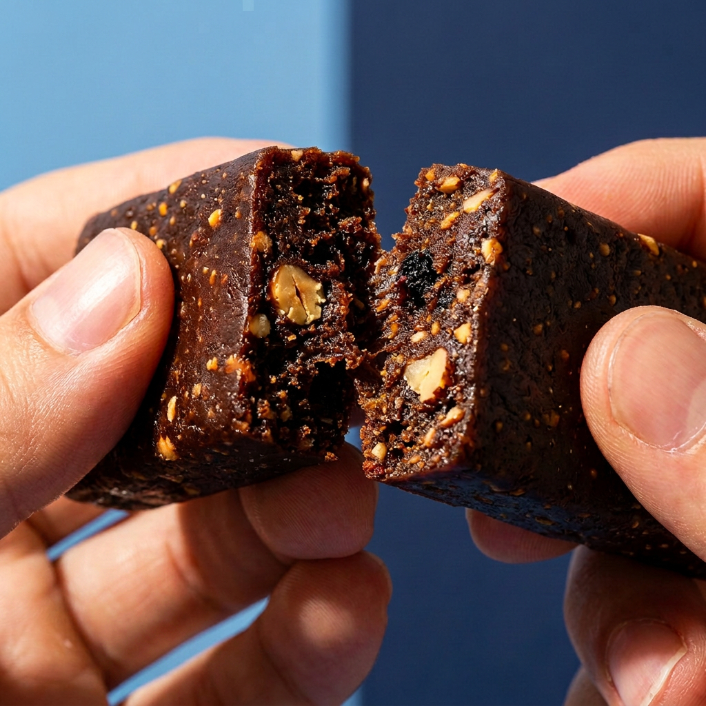 Snack energético con frutos secos y arándano